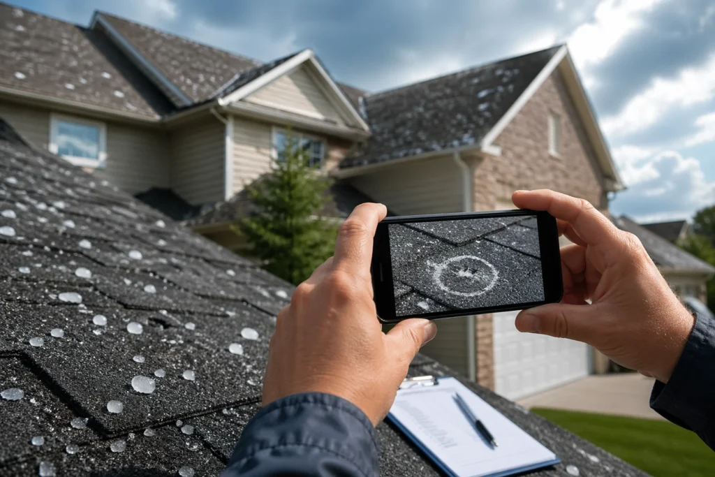 Document Hail Damage for an Insurance Claim 1