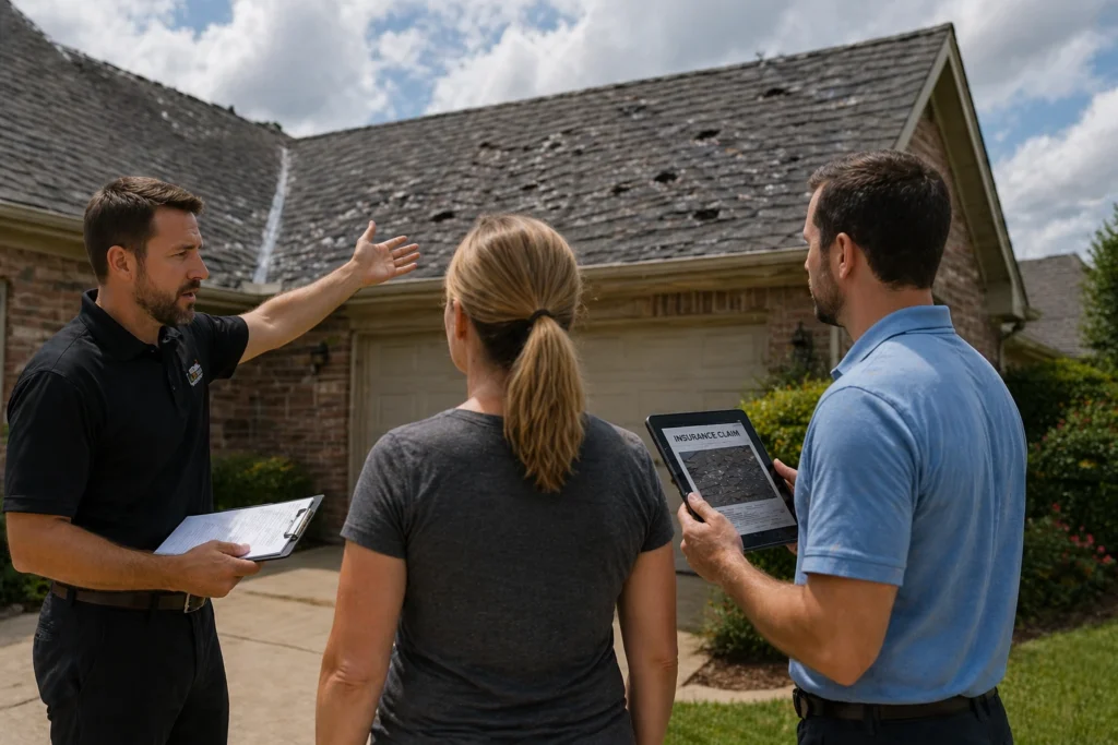 Hail Damage Roof Insurance Claim 1