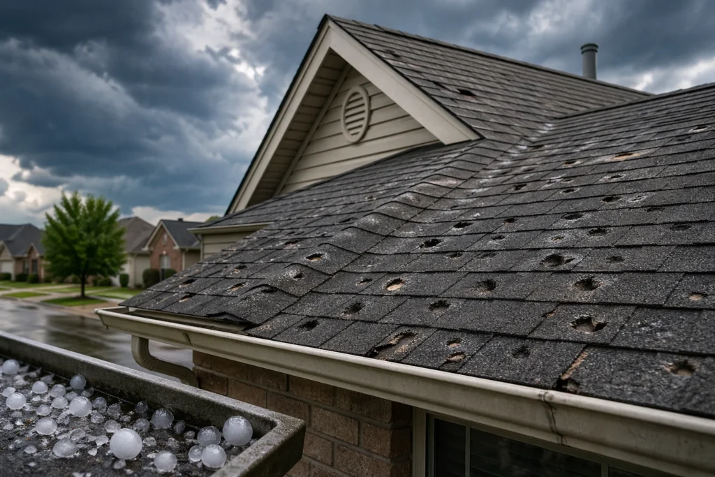 Hail Damage Roof Insurance Claim 3