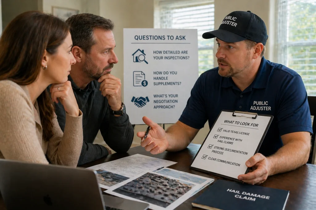 Public Adjuster vs. Insurance Adjuster for Hail Claims 4